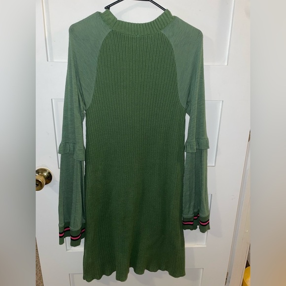 Free People Green Knit Dress - Picture 6 of 8